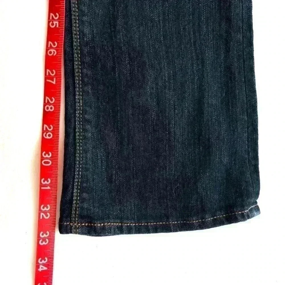 DKNY Dark Blue Flare & Wide Leg Jeans - Picture 13 of 13